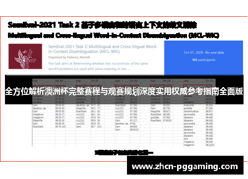 全方位解析澳洲杯完整赛程与观赛规划深度实用权威参考指南全面版